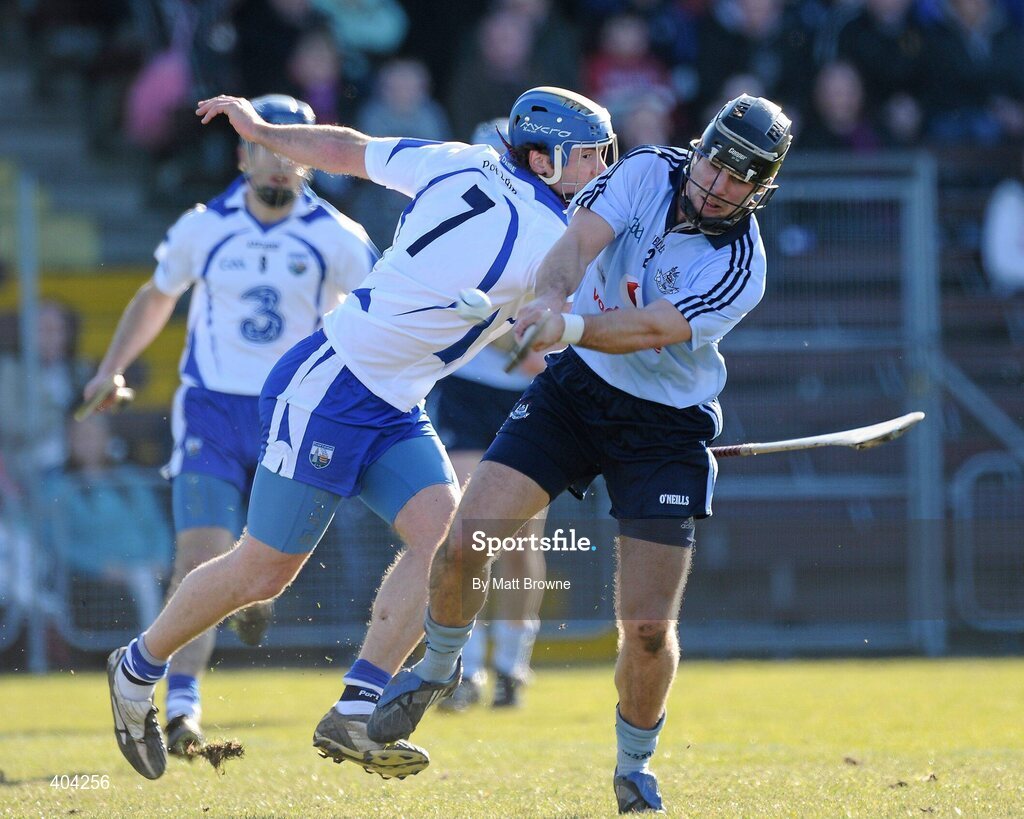 21 February 2010; Shane Durkan, Dublin, in action against James Murphy, Waterford. Allianz GAA Hurling National League Division 1 Round 1, Waterford v Dublin. Walsh Park, Waterford. Picture credit: Matt Browne / SPORTSFILE