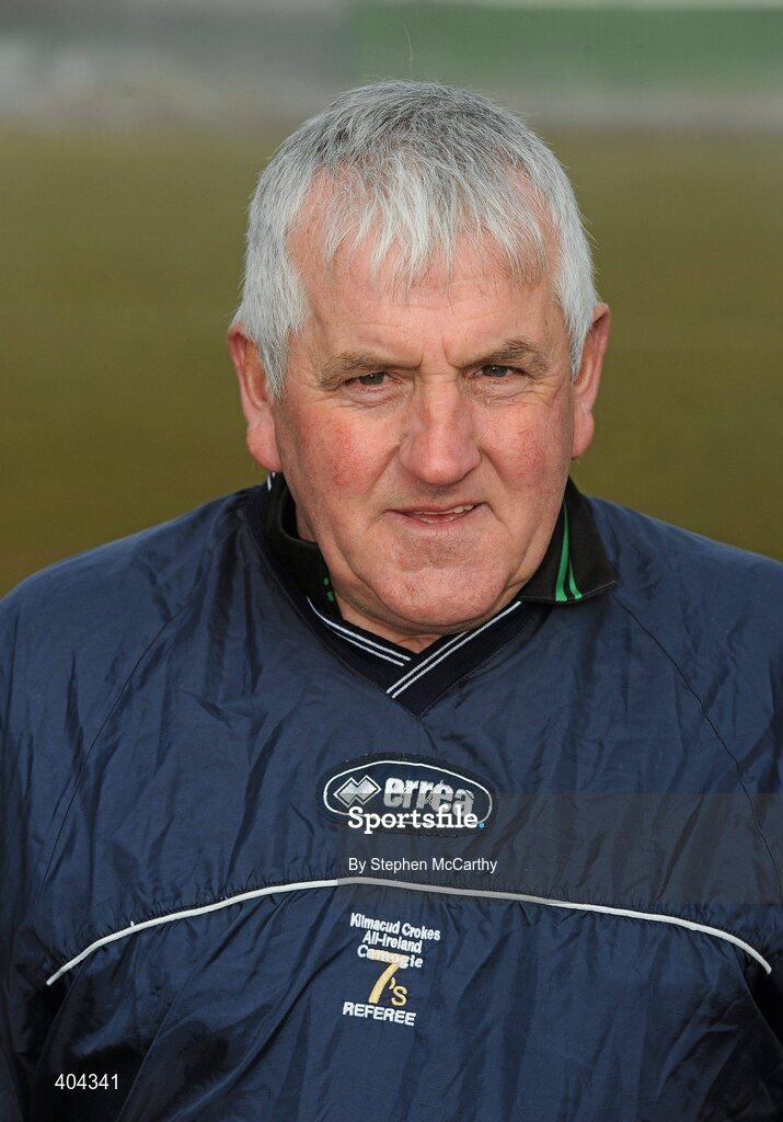 21 February 2010; Linesman Eamonn Browne. Ashbourne Shield Final, Cork Institute of Technology v University of Limerick. Cork Institute of Technology, Cork. Picture credit: Stephen McCarthy / SPORTSFILE