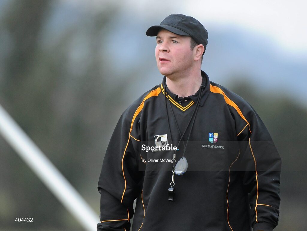 17 February 2010; NUI Maynooth manager John Divilly. Ulster Bank Sigerson Cup Quarter-Final, University of Ulster Jordanstown v NUI Maynooth, Jordanstown, Shore Road, Newtownabbey, Co. Antrim. Picture credit: Oliver McVeigh / SPORTSFILE