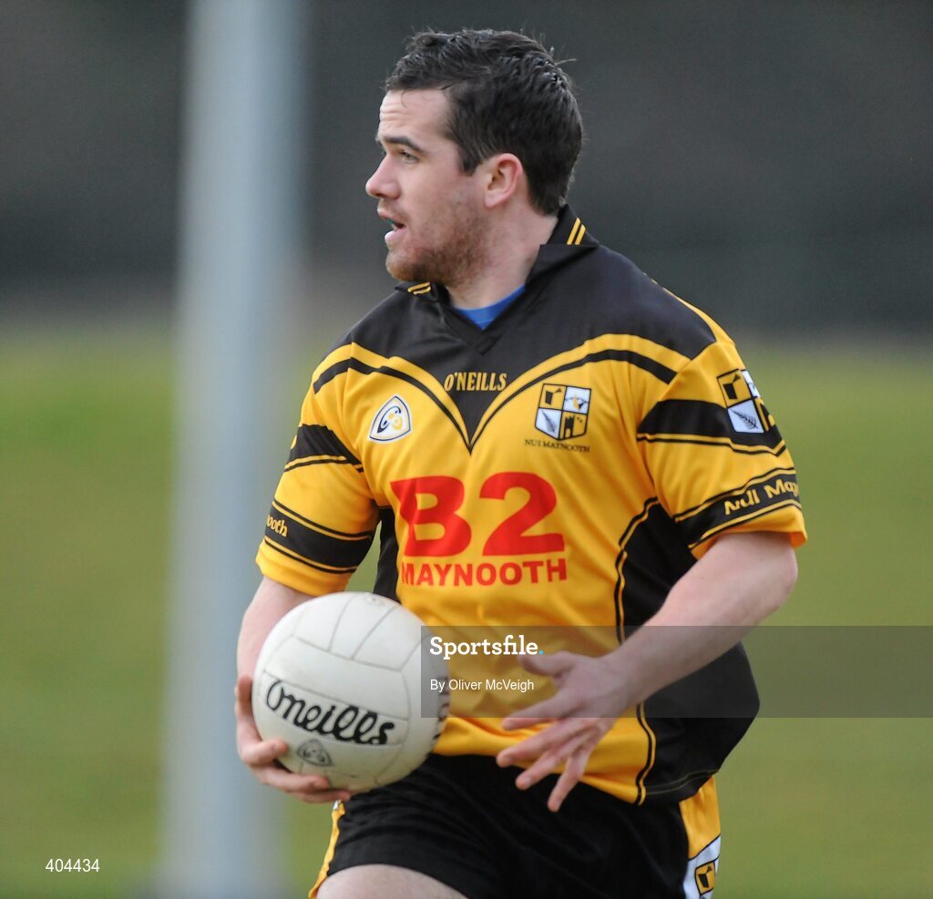 17 February 2010; Ger Brennan, NUI Maynooth. Ulster Bank Sigerson Cup Quarter-Final, University of Ulster Jordanstown v NUI Maynooth, Jordanstown, Shore Road, Newtownabbey, Co. Antrim. Picture credit: Oliver McVeigh / SPORTSFILE