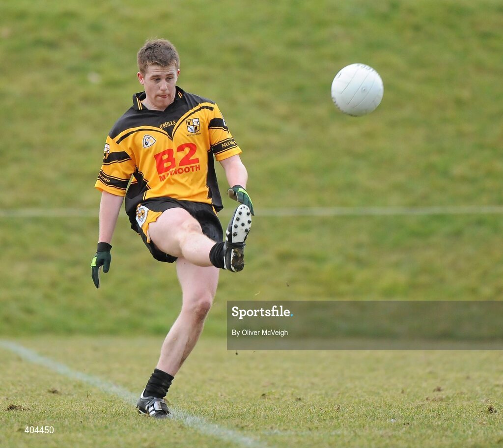 17 February 2010; Nigel Dunn, NUI Maynooth. Ulster Bank Sigerson Cup Quarter-Final, University of Ulster Jordanstown v NUI Maynooth, Jordanstown, Shore Road, Newtownabbey, Co. Antrim. Picture credit: Oliver McVeigh / SPORTSFILE