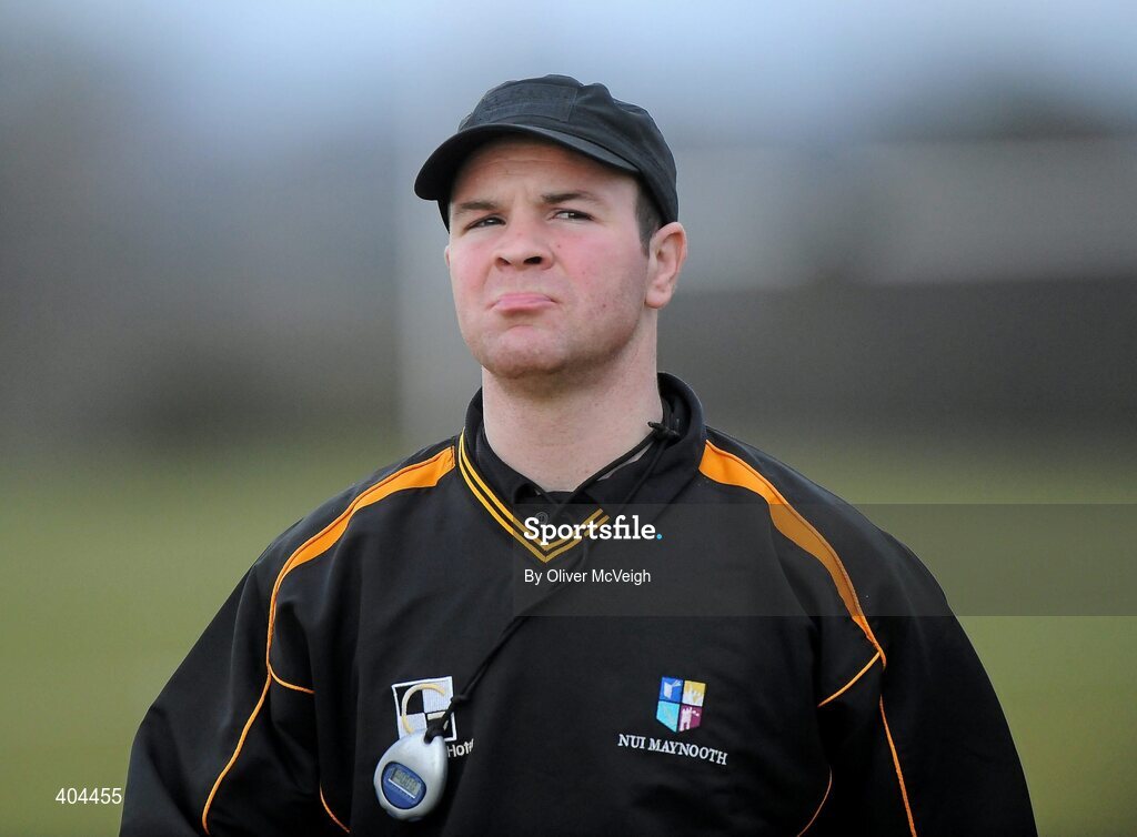 17 February 2010; NUI Maynooth Manager John Divilly. Ulster Bank Sigerson Cup Quarter-Final, University of Ulster Jordanstown v NUI Maynooth, Jordanstown, Shore Road, Newtownabbey, Co. Antrim. Picture credit: Oliver McVeigh / SPORTSFILE