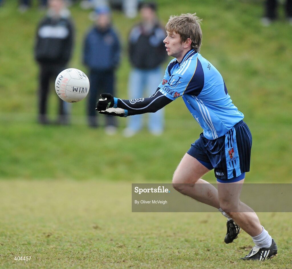 17 February 2010; Donal Morgan, UUJ. Ulster Bank Sigerson Cup Quarter-Final, University of Ulster Jordanstown v NUI Maynooth, Jordanstown, Shore Road, Newtownabbey, Co. Antrim. Picture credit: Oliver McVeigh / SPORTSFILE