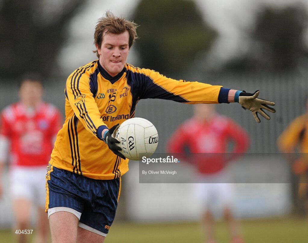 21 February 2010; Brian Sheridan, Dublin City University. O'Byrne Cup Final, Louth v Dublin City University. Gaelic Grounds, Drogheda, Co. Louth. Picture credit: Oliver McVeigh / SPORTSFILE