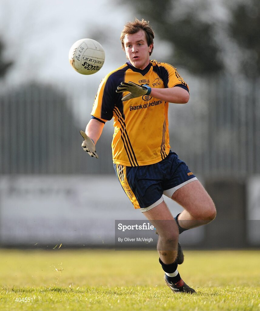 21 February 2010; Brian Sheridan, Dublin City University. O'Byrne Cup Final, Louth v Dublin City University. Gaelic Grounds, Drogheda, Co. Louth. Picture credit: Oliver McVeigh / SPORTSFILE