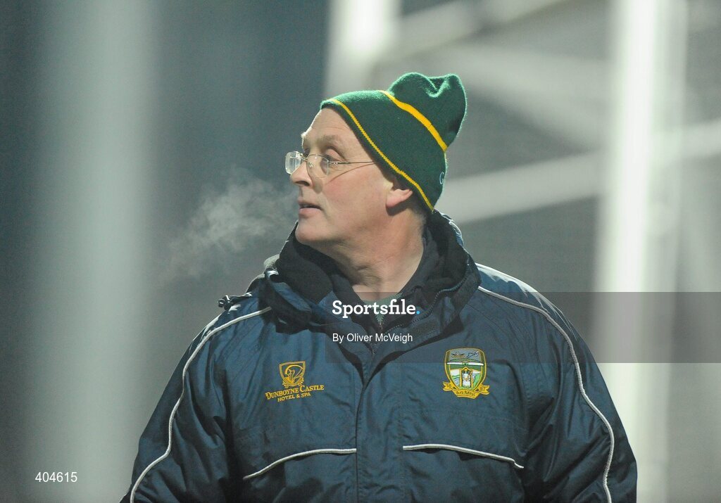 13 February 2010; Meath manager Eamon O'Brien. Allianz National Football League, Division 2, Round 2, Down v Meath, Pairc Esler, Newry, Co. Down. Picture credit: Oliver McVeigh / SPORTSFILE