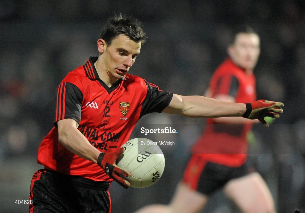 13 February 2010; Daniel Hughes, Down. Allianz National Football League, Division 2, Round 2, Down v Meath, Pairc Esler, Newry, Co. Down. Picture credit: Oliver McVeigh / SPORTSFILE