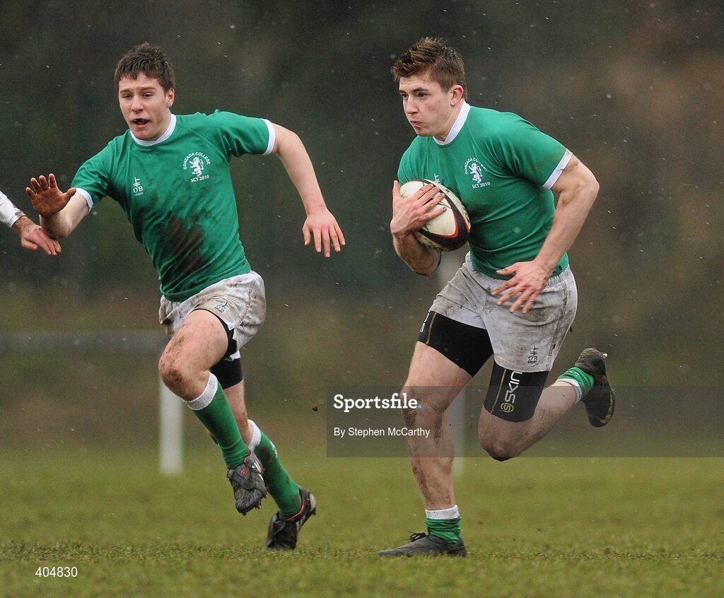 23 February 2010; Daniel Diviney, Gonzaga College SJ, Gonzaga College SJ. Vinnie Murray Semi-Final, Newpark Comprehensive v Gonzaga College SJ, Old Belvedere RFC, Anglesea Road, Dublin. Picture credit: Stephen McCarthy / SPORTSFILE