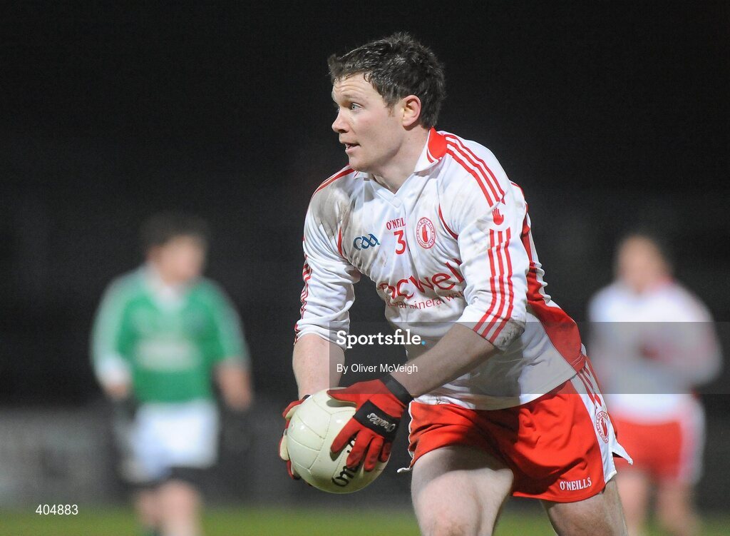 27 January 2010; Enda McGinley, Tyrone. Barrett Sports Lighting Dr. McKenna Cup Semi-Final, Tyrone v Fermanagh, Healy Park, Omagh, Co. Tyrone. Picture credit: Oliver McVeigh / SPORTSFILE