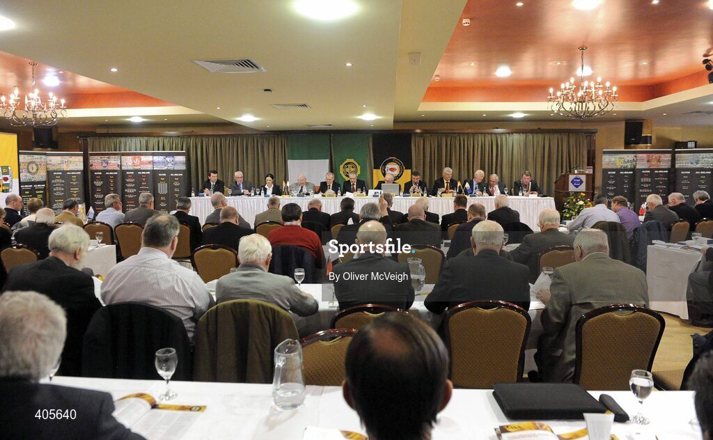 27 February 2010; General view at the Ulster Council GAA Convention. Ulster Council GAA Convention, Errigal Hotel, Cootehill, Co. Cavan. Picture credit: Oliver McVeigh / SPORTSFILE