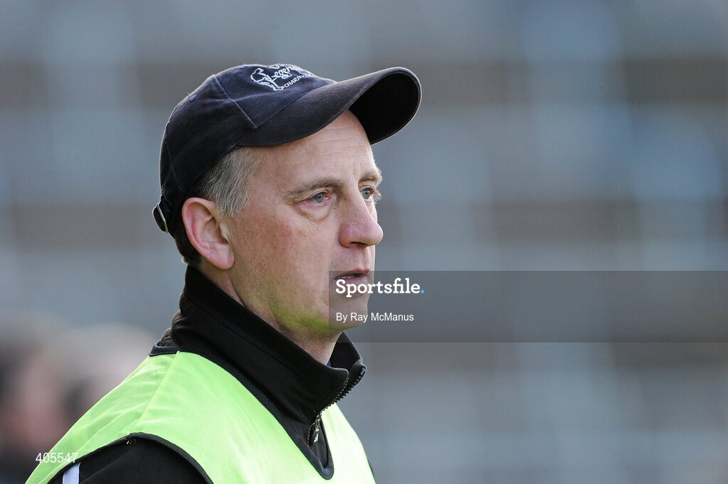 21 February 2010; Joe Dooley, the Offaly manager, watches the last few minutes of the game. Allianz GAA Hurling National League Division 1 Round 1, Cork v Offaly. Pairc Ui Chaoimh, Cork. Picture credit: Ray McManus / SPORTSFILE