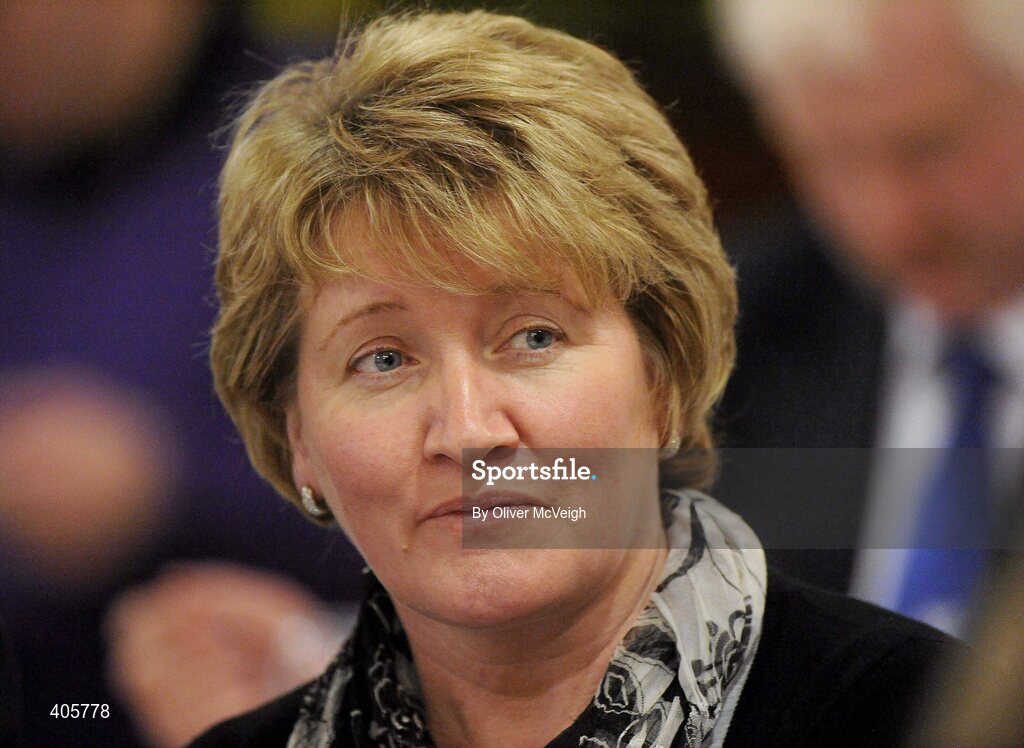 27 February 2010; Roisin Jordan, Tyrone vice Chairman, at the Ulster Council GAA Convention. Ulster Council GAA Convention, Errigal Hotel, Cootehill, Co. Cavan. Picture credit: Oliver McVeigh / SPORTSFILE
