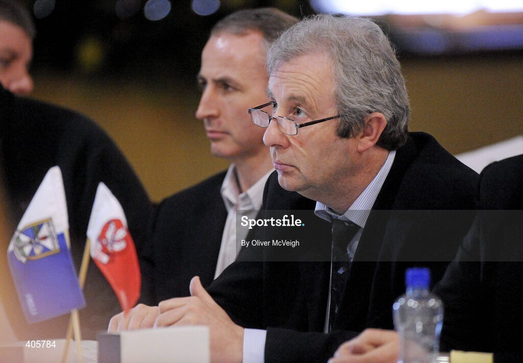 27 February 2010; Gerard O'Kane, Derry, at the Ulster Council GAA Convention. Ulster Council GAA Convention, Errigal Hotel, Cootehill, Co. Cavan. Picture credit: Oliver McVeigh / SPORTSFILE