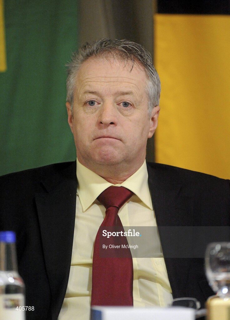 27 February 2010; Martin McAviney, Ulster GAA vice President, at the Ulster Council GAA Convention. Ulster Council GAA Convention, Errigal Hotel, Cootehill, Co. Cavan. Picture credit: Oliver McVeigh / SPORTSFILE