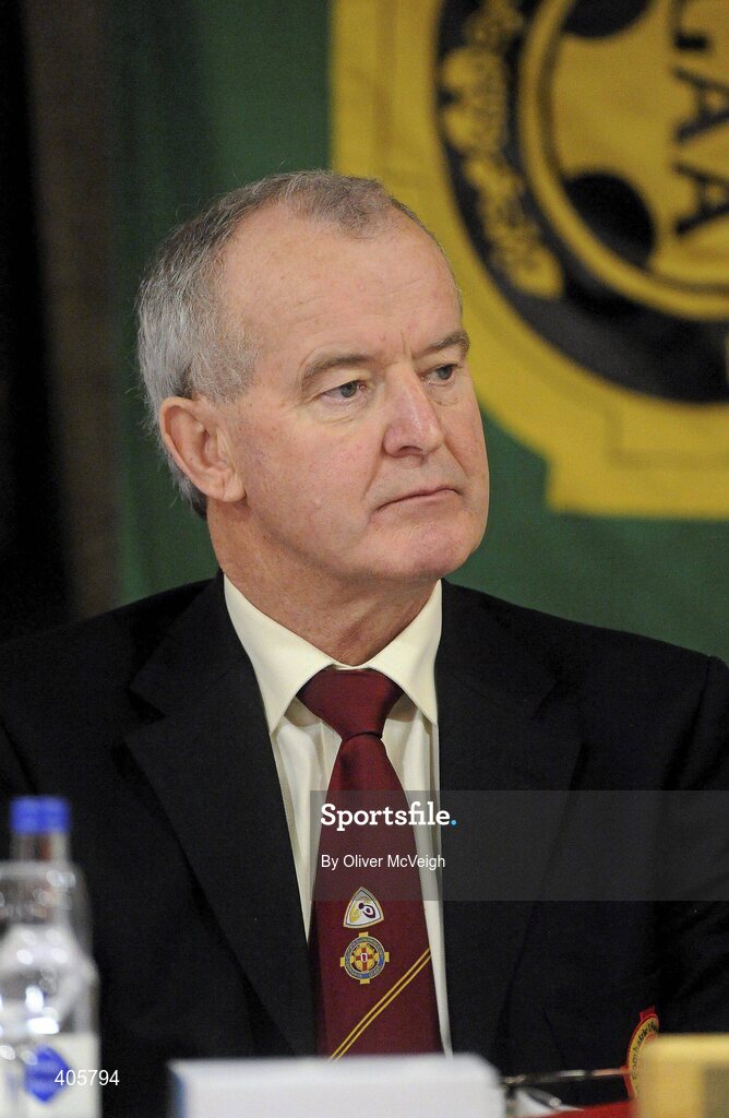 27 February 2010; Michael Hasson, Ulster GAA Tresurer, at the Ulster Council GAA Convention. Ulster Council GAA Convention, Errigal Hotel, Cootehill, Co. Cavan. Picture credit: Oliver McVeigh / SPORTSFILE