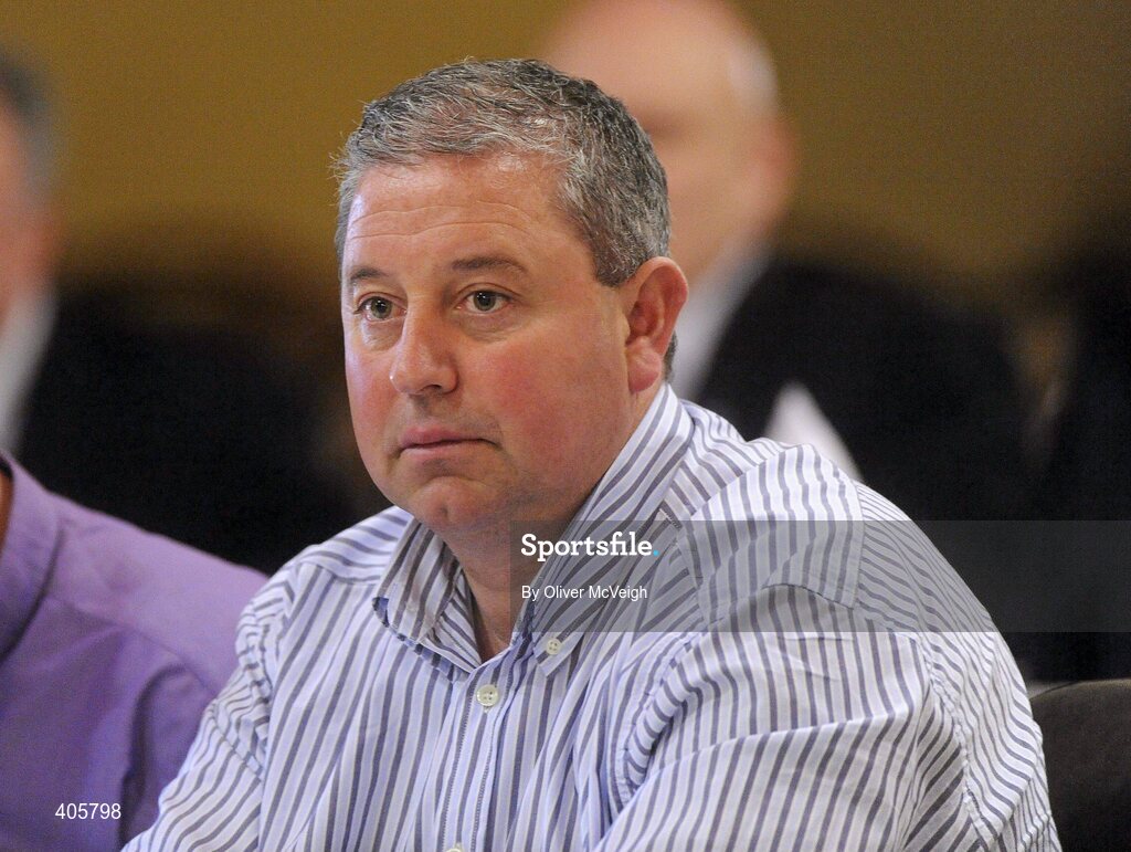 27 February 2010; John Keenan, Derry GAA Chairman, at the Ulster Council GAA Convention. Ulster Council GAA Convention, Errigal Hotel, Cootehill, Co. Cavan. Picture credit: Oliver McVeigh / SPORTSFILE