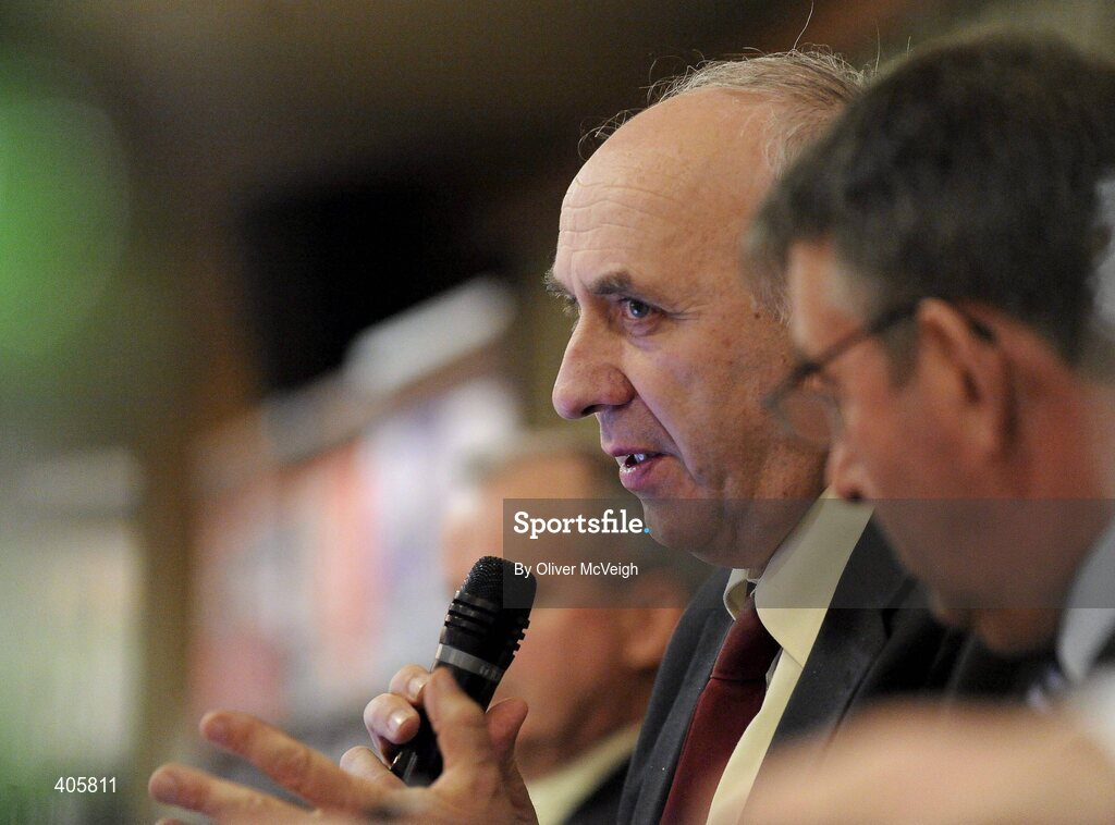 27 February 2010; Ulster GAA Secretary, Danny Murphy, speaking at the Ulster Council GAA Convention. Ulster Council GAA Convention, Errigal Hotel, Cootehill, Co. Cavan. Picture credit: Oliver McVeigh / SPORTSFILE