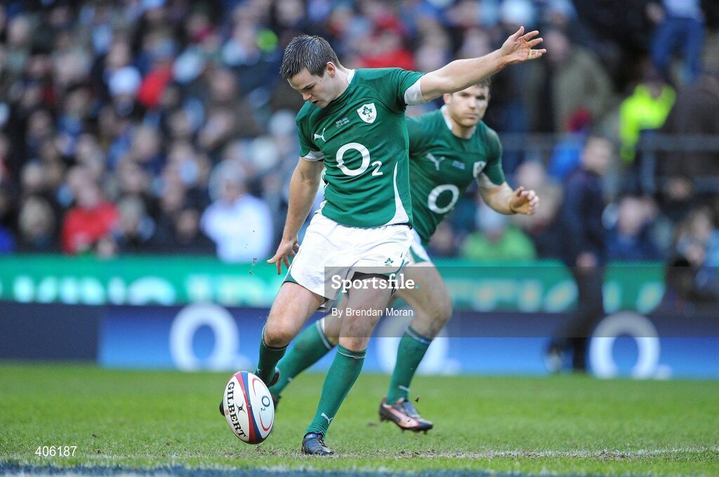27 February 2010; Jonathan Sexton, Ireland. RBS Six Nations Rugby Championship, England v Ireland, Twickenham Stadium, Twickenham, London, England. Picture credit: Brendan Moran / SPORTSFILE