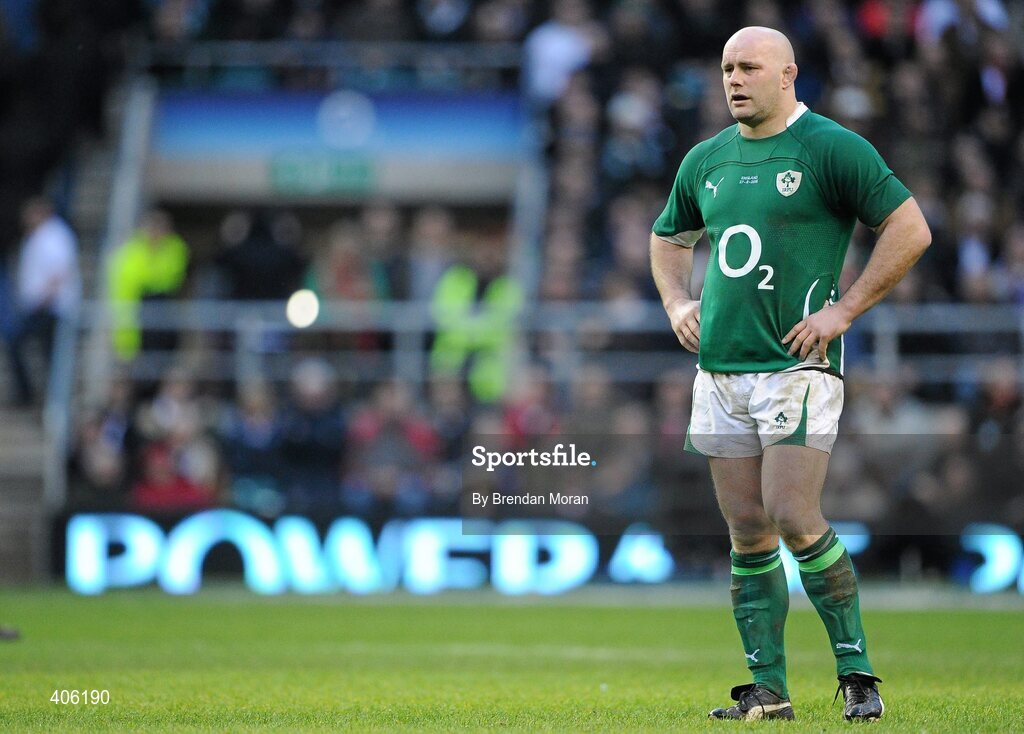 27 February 2010; John Hayes, Ireland. RBS Six Nations Rugby Championship, England v Ireland, Twickenham Stadium, Twickenham, London, England. Picture credit: Brendan Moran / SPORTSFILE
