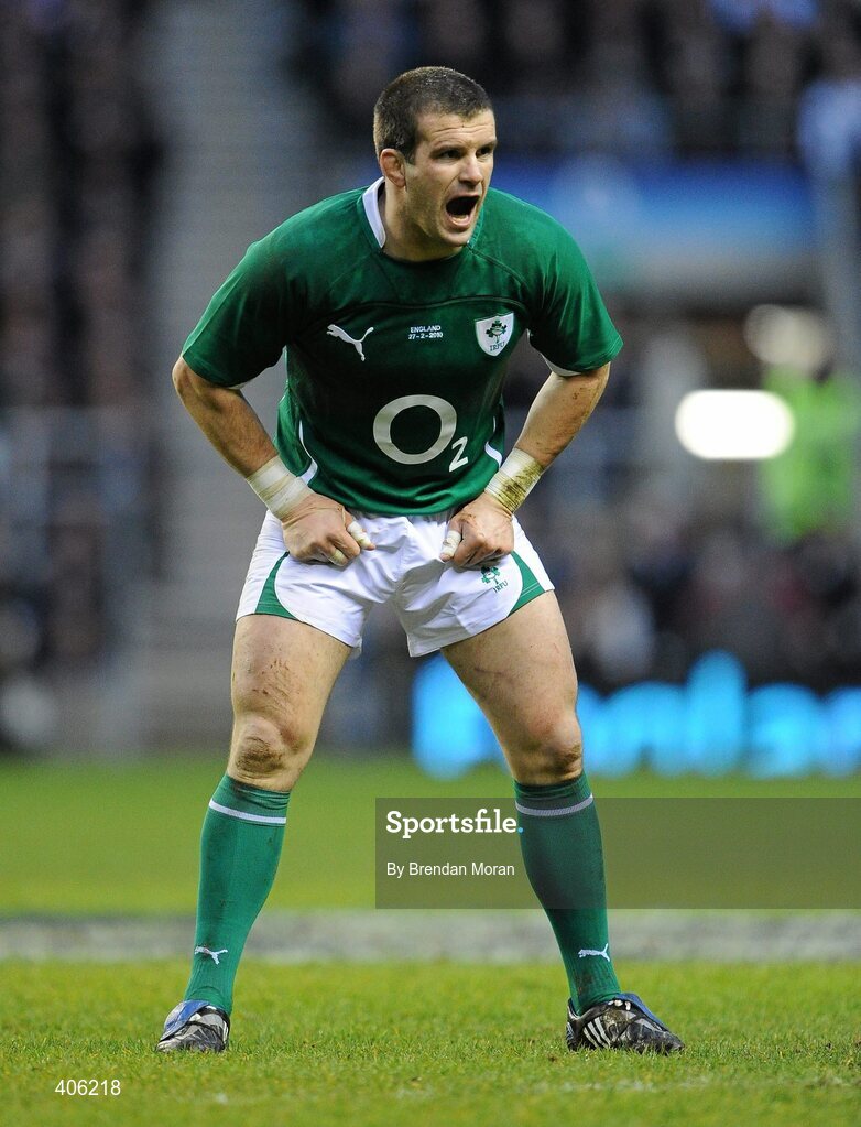 27 February 2010; Shane Jennings, Ireland. RBS Six Nations Rugby Championship, England v Ireland, Twickenham Stadium, Twickenham, London, England. Picture credit: Brendan Moran / SPORTSFILE