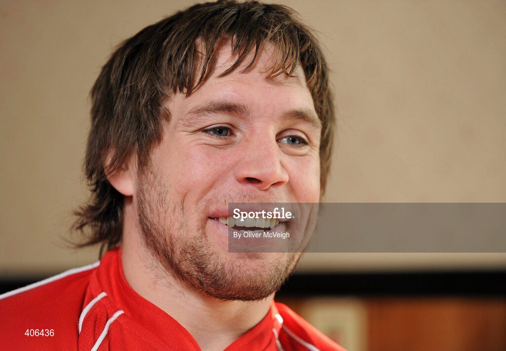 2 March 2010; Ulster's Isaac Boss speaking during a press conference ahead of their Celtic League match against Llanelli Scarlets on Friday. Newforge Country Club, Belfast, Co. Antrim. Picture credit: Oliver McVeigh / SPORTSFILE