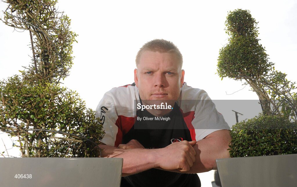 2 March 2010; Ulster's Tom Court after a press conference ahead of their Celtic League match against Llanelli Scarlets on Friday. Newforge Country Club, Belfast, Co. Antrim. Picture credit: Oliver McVeigh / SPORTSFILE