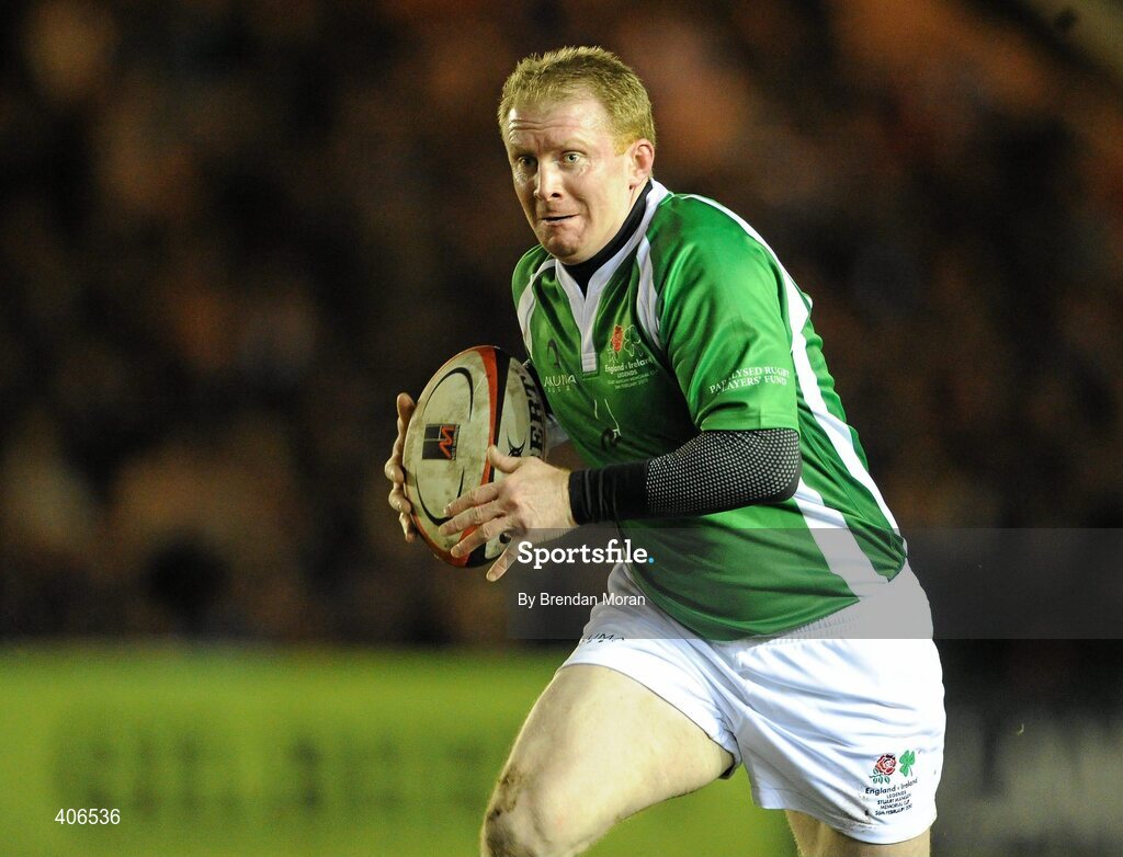 26 February 2010; Anthony Horgan, Ireland Legends. The Stuart Mangan Memorial Cup, England Legends v Ireland Legends, The Stoop, Twickenham, London. Picture credit: Brendan Moran / SPORTSFILE