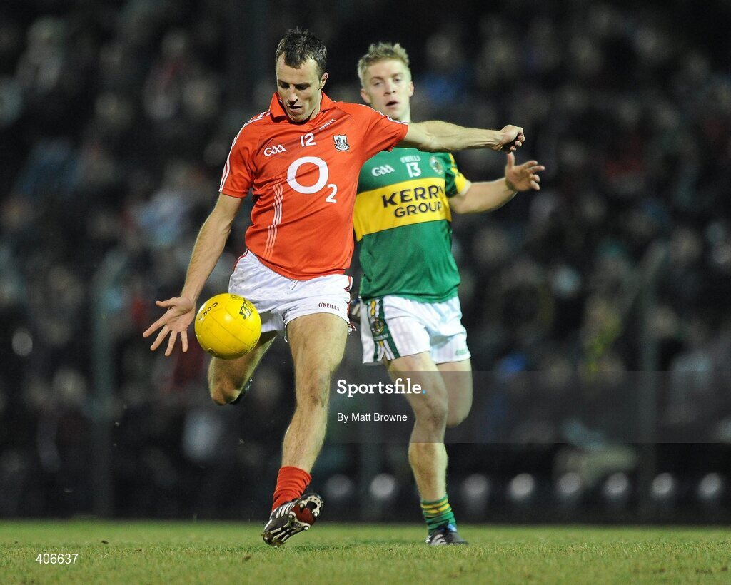 13 February 2010; Paul Flynn, Cork, in action against Barry John Walsh, Kerry. Allianz National Football League, Division 1, Round 2, Cork v Kerry, Pairc Ui Rinn, Cork. Picture credit: Matt Browne / SPORTSFILE