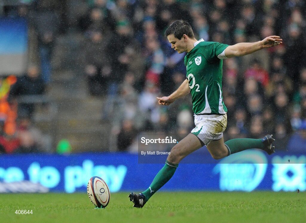 27 February 2010; Johnny Sexton, Ireland. RBS Six Nations Rugby Championship, England v Ireland, Twickenham Stadium, Twickenham, London, England. Picture credit: Matt Browne / SPORTSFILE