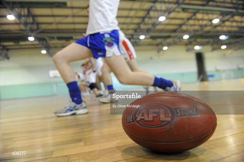 3 March 2010; A general view during a Ricky Nixon AFL trial day. Gormanston College, Gormanston, Co. Meath. Picture credit: Oliver McVeigh / SPORTSFILE