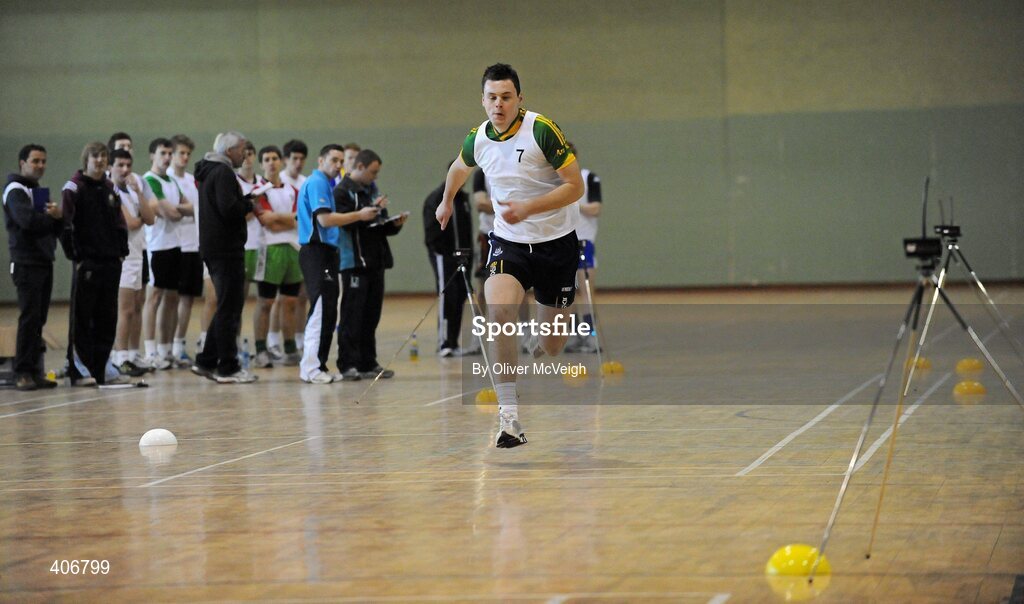 3 March 2010; Donal Shine, Roscommon, in action during a Ricky Nixon AFL trial day. Gormanston College, Gormanston, Co. Meath. Picture credit: Oliver McVeigh / SPORTSFILE