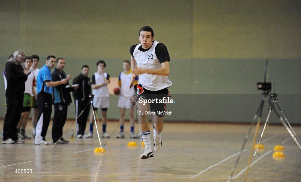 3 March 2010; Caolan O'Boyle, Derry, in action during a Ricky Nixon AFL trial day. Gormanston College, Gormanston, Co. Meath. Picture credit: Oliver McVeigh / SPORTSFILE