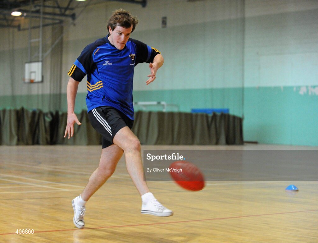 3 March 2010; Brian Sheridan, Meath, in action during a Ricky Nixon AFL trial day. Gormanston College, Gormanston, Co. Meath. Picture credit: Oliver McVeigh / SPORTSFILE
