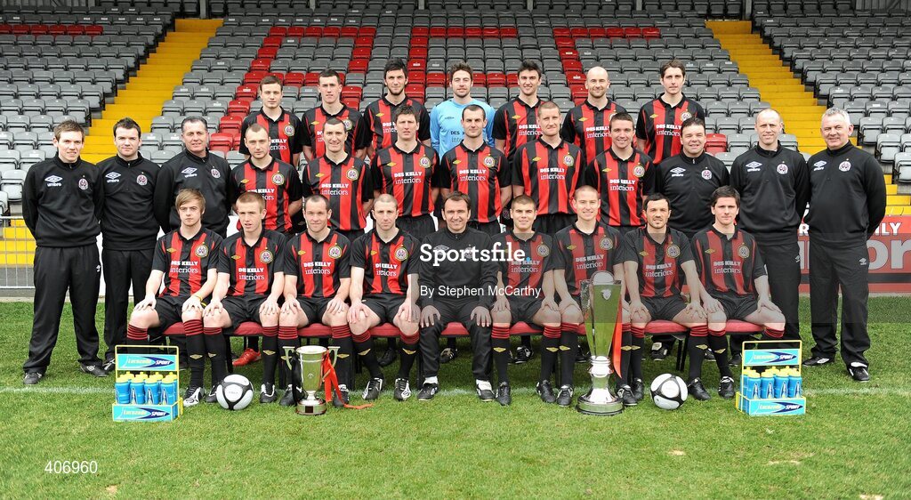 3 March 2010; The Bohemians squad and staff. Dalymount Park, Dublin. Picture credit: Stephen McCarthy / SPORTSFILE