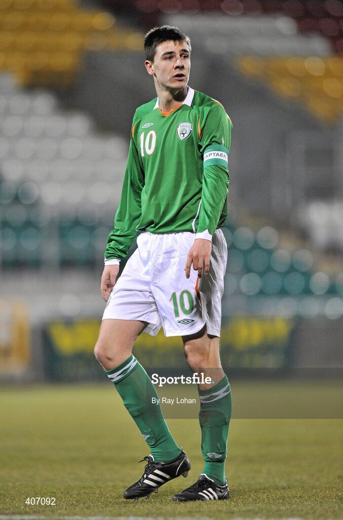 3 March 2010; Owen Garvan, Republic of Ireland. UEFA European U21 Championship Qualifier, Republic of Ireland v Armenia, Tallaght Stadium, Tallaght, Co. Dublin. Picture credit: Ray Lohan / SPORTSFILE