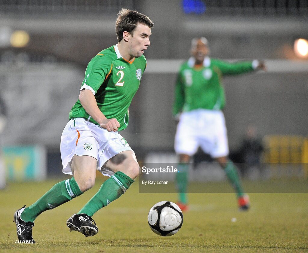 3 March 2010; Seamus Coleman, Republic of Ireland. UEFA European U21 Championship Qualifier, Republic of Ireland v Armenia, Tallaght Stadium, Tallaght, Co. Dublin. Picture credit: Ray Lohan / SPORTSFILE