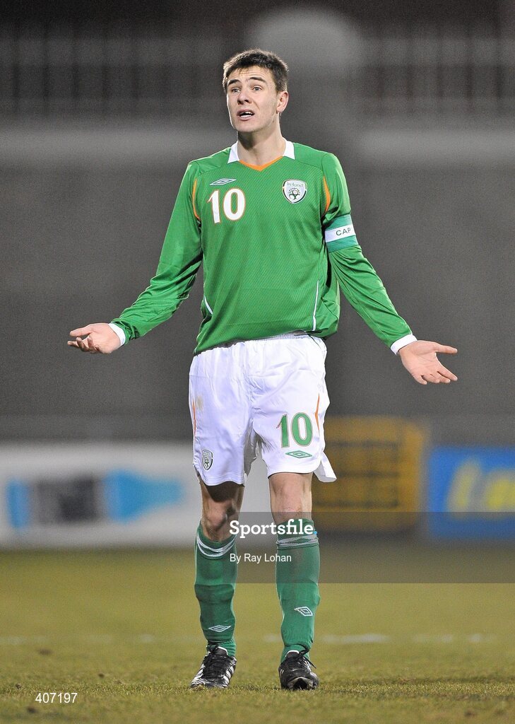 3 March 2010; Owen Garvan, Republic of Ireland. UEFA European U21 Championship Qualifier, Republic of Ireland v Armenia, Tallaght Stadium, Tallaght, Co. Dublin. Picture credit: Ray Lohan / SPORTSFILE