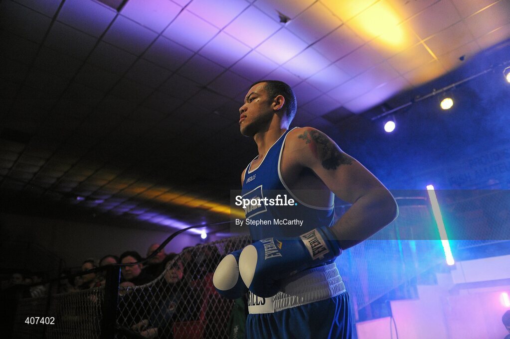 5 March 2010; Tommy McCarthy, Oliver Plunketts, makes his way to the ring for his elite 81kg final bout with Kenny Egan, Neilstown. National Men's & Women's Elite National Championships 2010 Finals - Friday, National Stadium, Dublin. Picture credit: Stephen McCarthy / SPORTSFILE