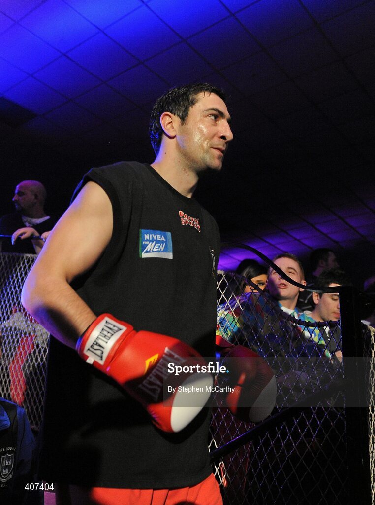 5 March 2010; Kenny Egan, Neilstown, makes his way to the ring for his elite 81kg final bout with Tommy McCarthy, Oliver Plunketts. National Men's & Women's Elite National Championships 2010 Finals - Friday, National Stadium, Dublin. Picture credit: Stephen McCarthy / SPORTSFILE