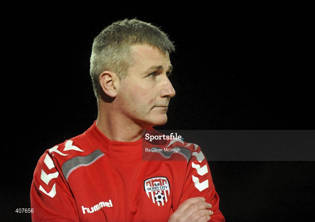 5 March 2010; Derry City manager, Stephen Kenny. Airtricity League, Premier Division, Derry City v Cork City Foras Co-op, Brandywell Stadium, Derry. Picture credit: Oliver McVeigh / SPORTSFILE