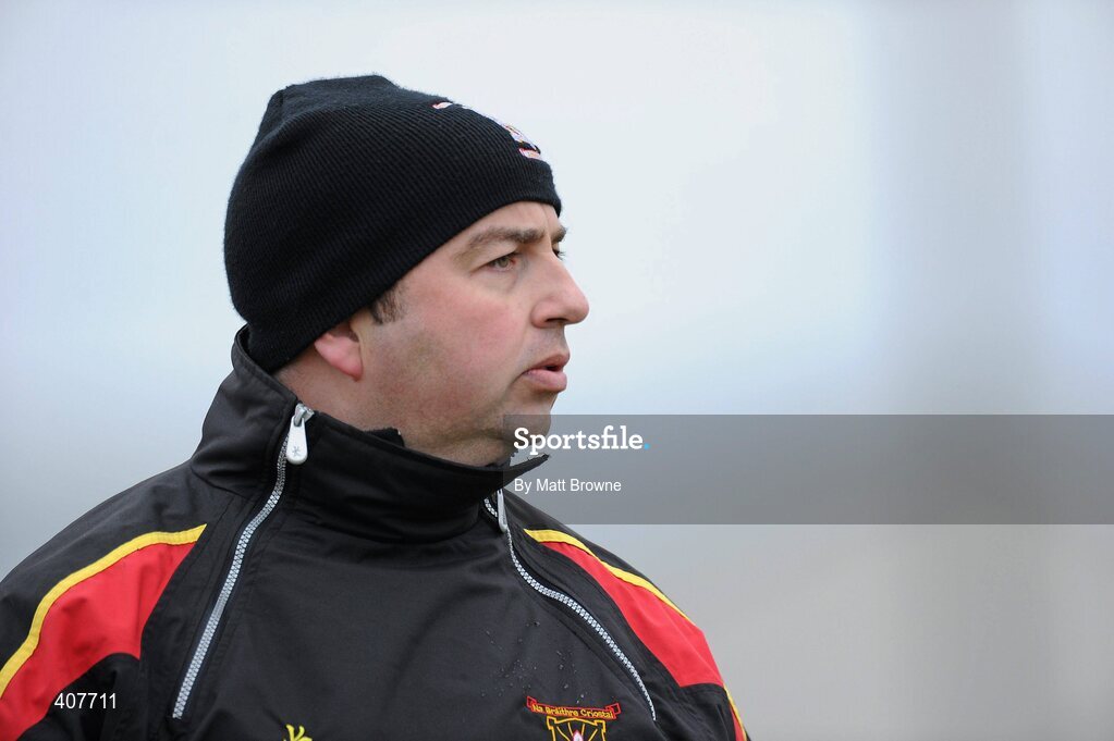 6 March 2010; Ard Scoil Ris manager, Derek Larkin. Harty Cup Final replay, Thurles CBS v Ard Scoil Ris, McDonagh Park, Nenagh, Co. Tipperary. Picture credit: Matt Browne / SPORTSFILE