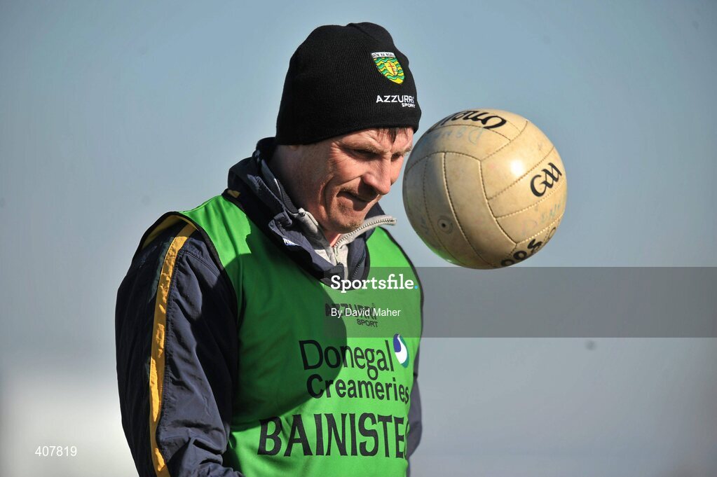 7 March 2010; John Joe Doherty, Donegal manager. Allianz GAA Football National League, Division 2, Round 3, Kildare v Donegal, St Conleth's Park, Newbridge, Co. Kildare. Picture credit: David Maher / SPORTSFILE