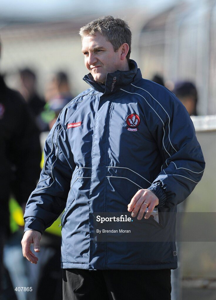 7 March 2010; Damien Cassidy, Derry manager. Allianz GAA Football National League, Division 1, Round 3, Kerry v Derry, Austin Stack Park, Tralee, Co. Kerry. Picture credit: Brendan Moran / SPORTSFILE
