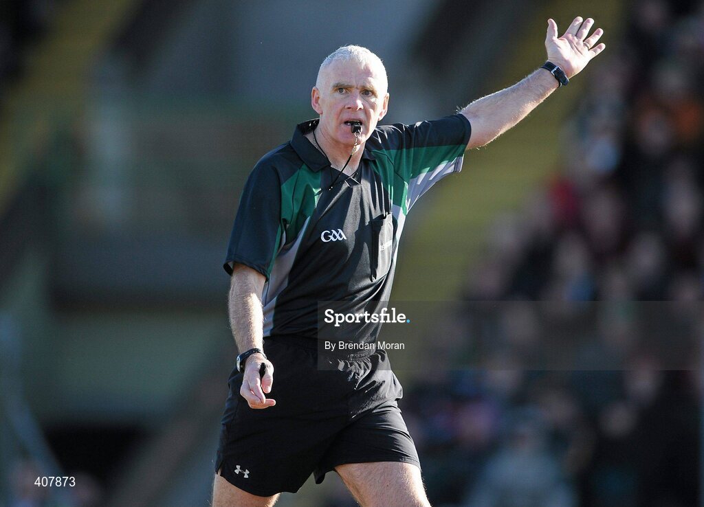7 March 2010; Gearoid O Conamha, Referee. Allianz GAA Football National League, Division 1, Round 3, Kerry v Derry, Austin Stack Park, Tralee, Co. Kerry. Picture credit: Brendan Moran / SPORTSFILE