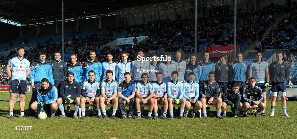 7 March 2010; Dublin panel. Allianz GAA Football National League Division 1 Round 3, Mayo v Dublin, McHale Park, Castlebar, Co. Mayo. Picture credit: Ray Ryan / SPORTSFILE