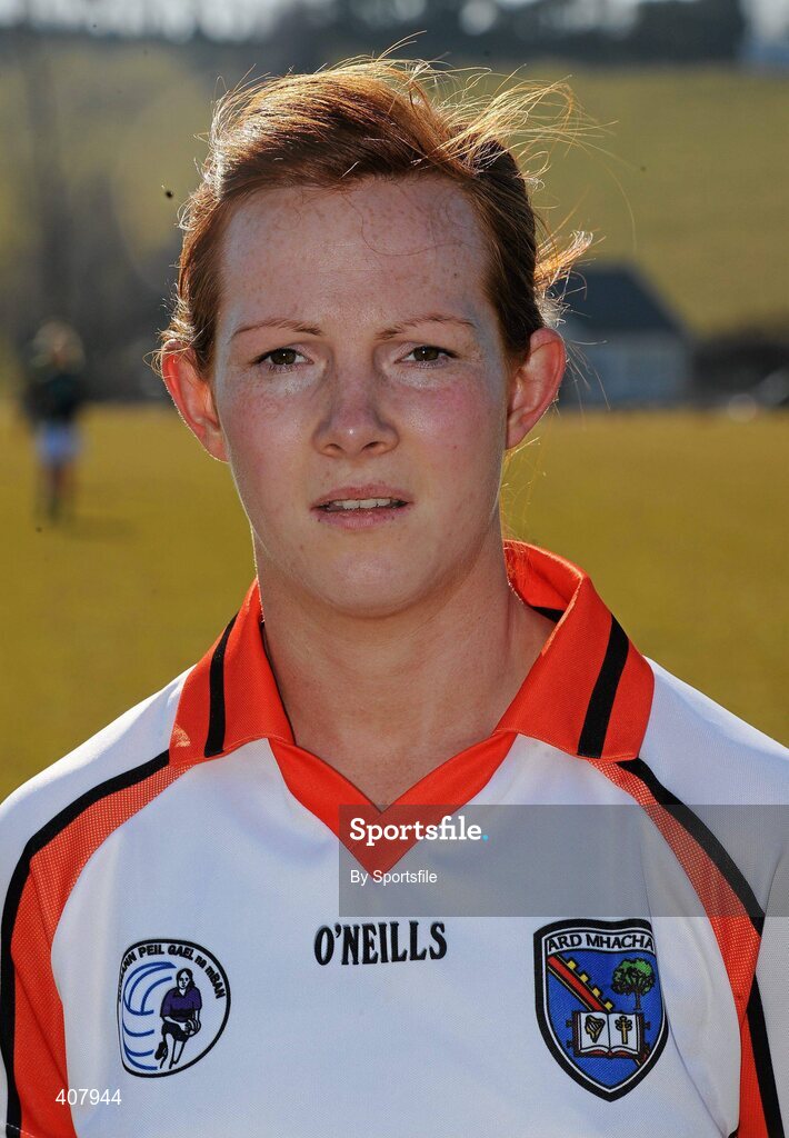 7 March 2010; Armagh captain Caoimhe Morgan. Bord Gais Energy Ladies National Football League Division 2 Round 4, Armagh v Meath, Cullaville, Co. Armagh. Photo by Sportsfile