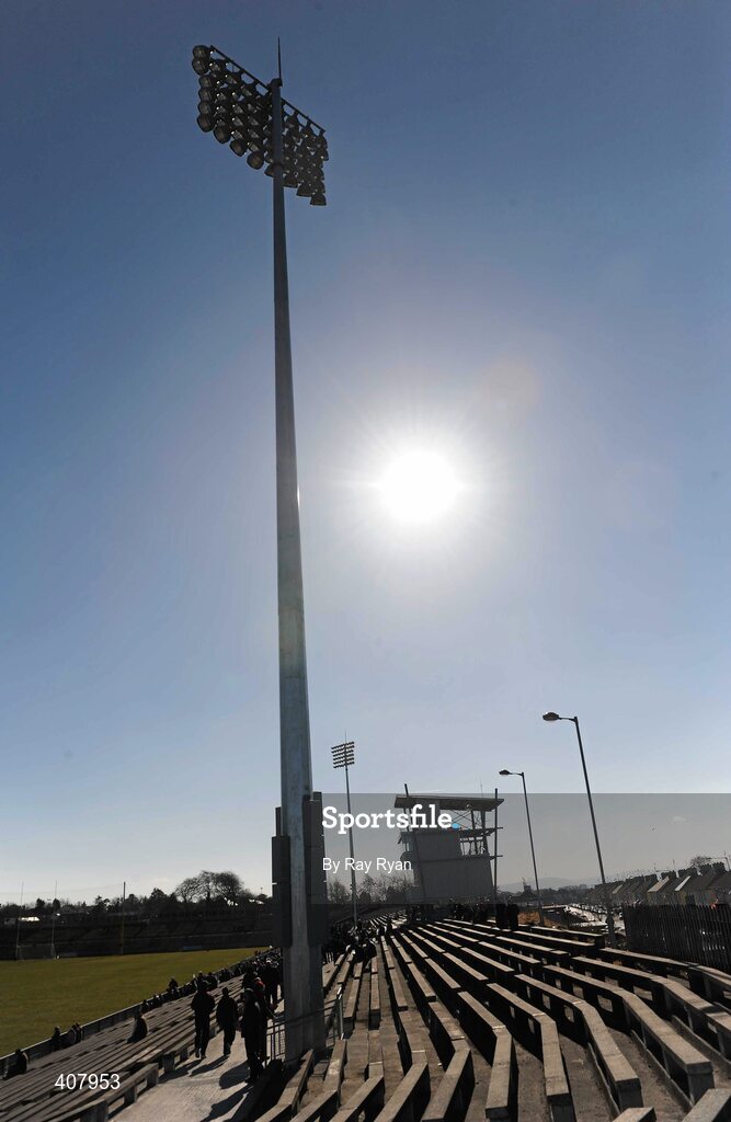7 March 2010; The Flood lights at McHale park in Castlebar. Allianz GAA Football National League Division 1 Round 3, Mayo v Dublin, McHale Park, Castlebar, Co. Mayo. Picture credit: Ray Ryan / SPORTSFILE