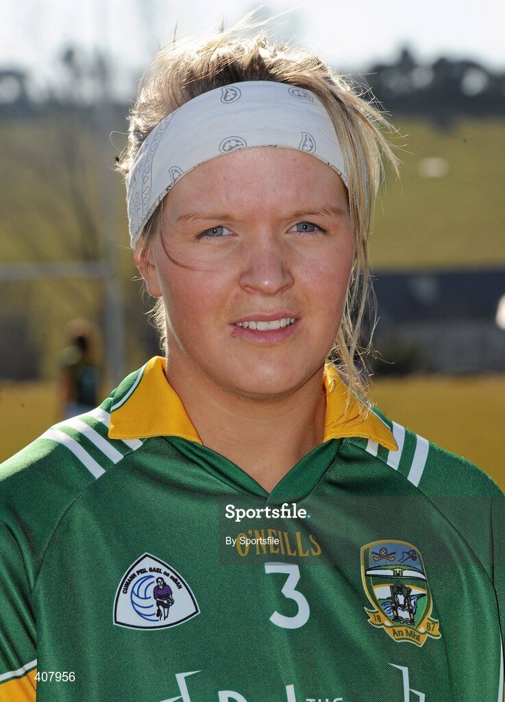 7 March 2010; Meath captain Philomena Sheridan. Bord Gais Energy Ladies National Football League Division 2 Round 4, Armagh v Meath, Cullaville, Co. Armagh. Photo by Sportsfile