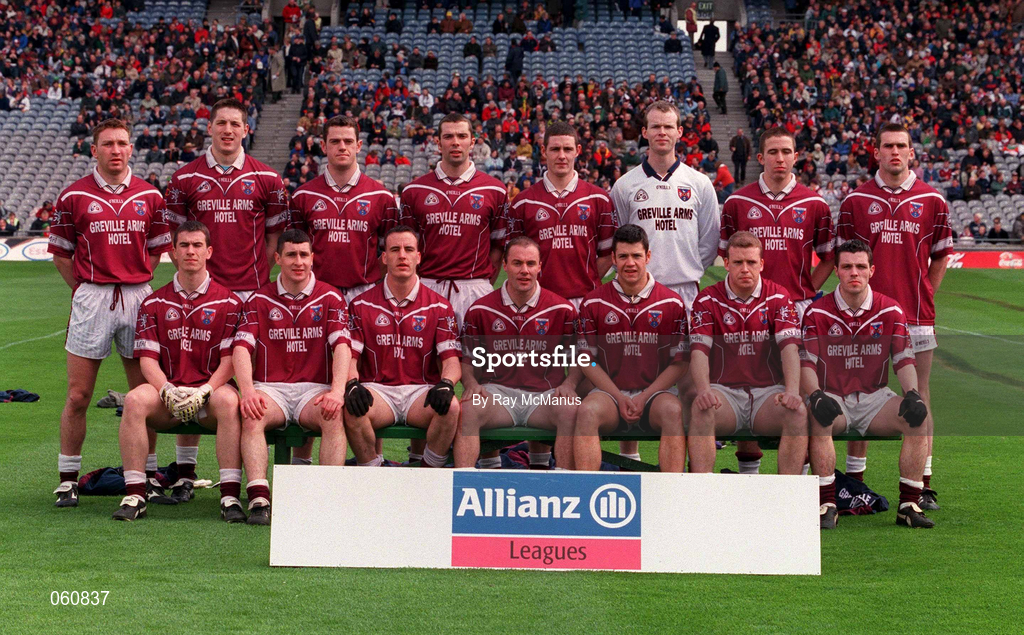 29 April 2001; The Westmeath team before the Allianz GAA National Football League Division 2 Final match between Westmeath and Cork at Croke Park in Dublin. Photo by Ray McManus/Sportsfile