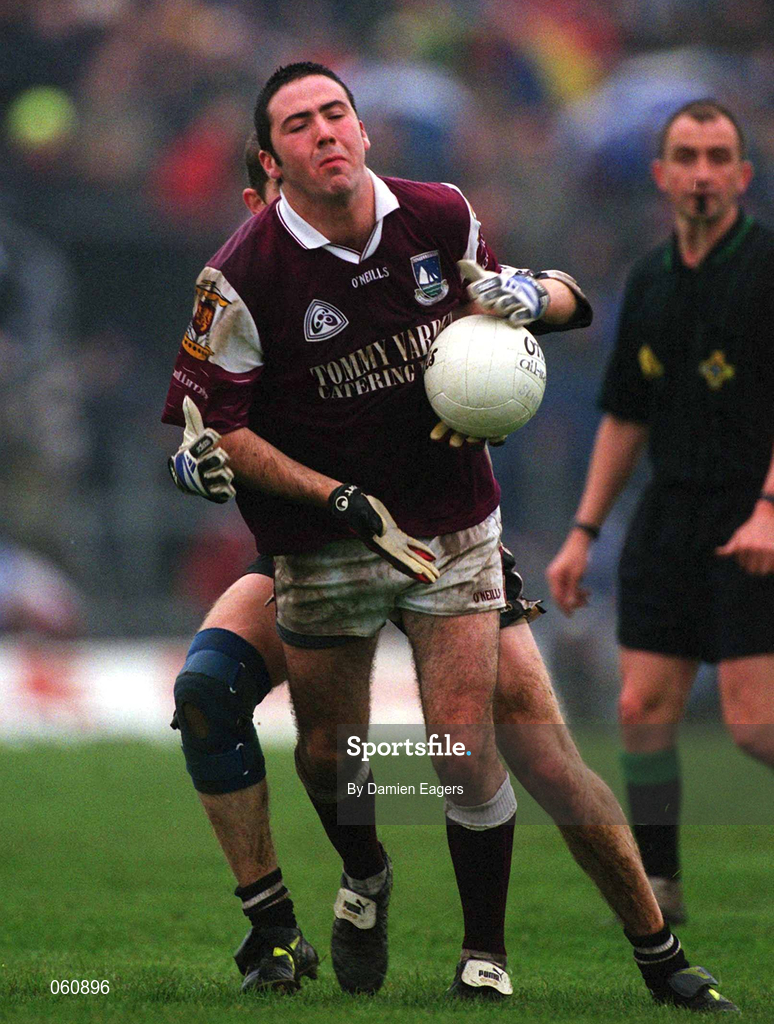 21 April 2001; Kieran Comer of Galway during the Allianz GAA National Football League Division 1 Semi-Final match between Galway and Sligo in Dr Hyde Park in Roscommon. Photo by Damien Eagers/Sportsfile